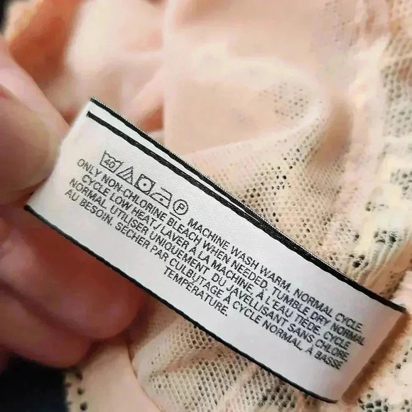 VICTORIA'S SECRET Peach Lace Racerback Bralette Bra sz M - Picture 13 of 13